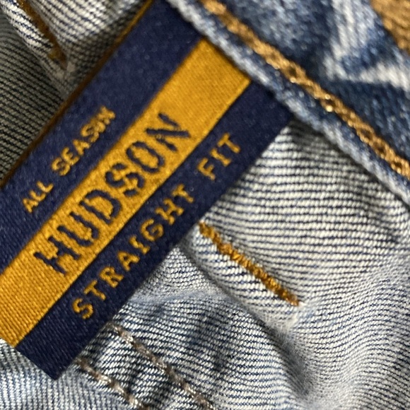 Hudson. Amel active Classic Blue Men's Jeans 34 straight office casual retro Y2K - Picture 2 of 7